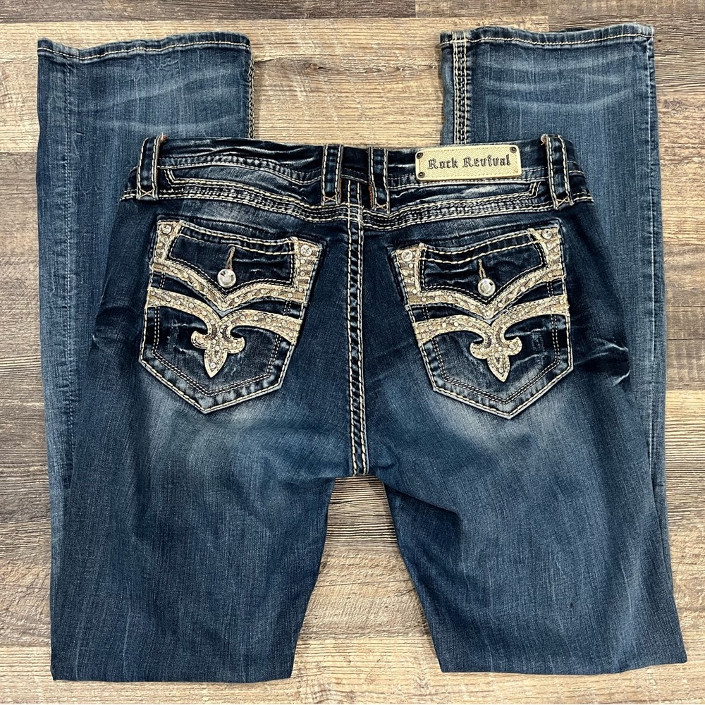 Rock Revival Roselle Easy Boot jeans. Gently worn Like New. Size 30